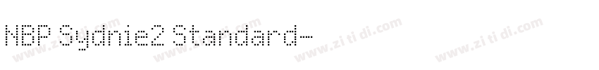 NBP Sydnie2 Standard字体转换